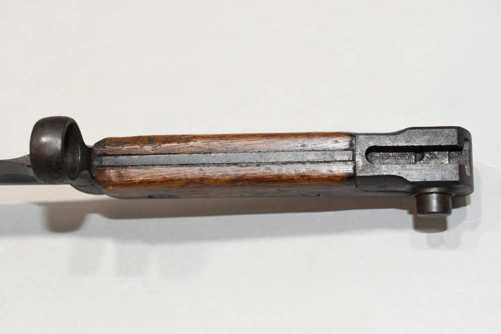 Scarce Original 1st Type Soviet Russian SVT-38 Long Bayonet & Scabbard-img-9