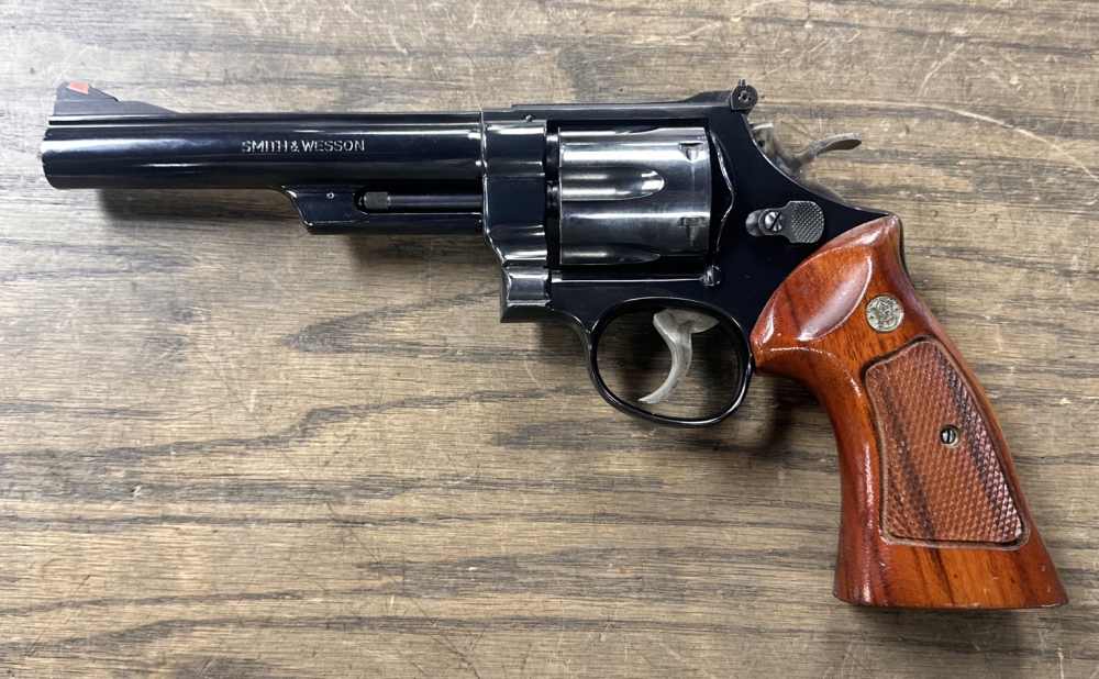Smith & Wesson 25-5 .45 Colt 6" Blued 6 Shot Revolver 1981-img-1