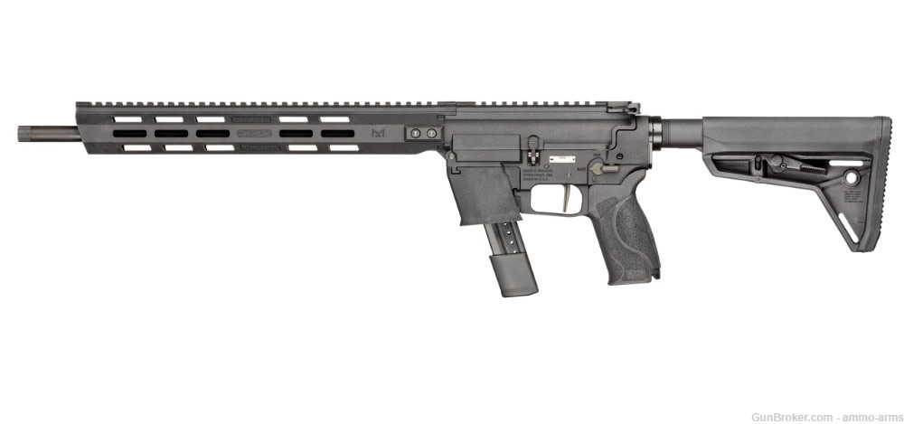 Smith & Wesson Response Rifle 9mm Luger 16.5" Black 23 Rds 13797-img-2