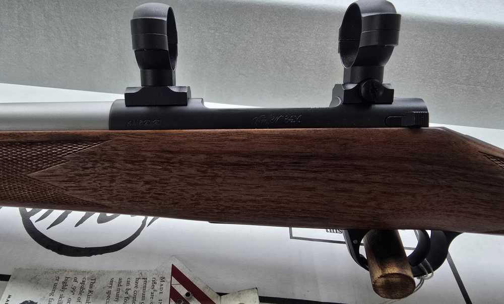 Kimber 84M Varmint 22-250 Deluxe Wood Stainless Fluted With Box -img-7