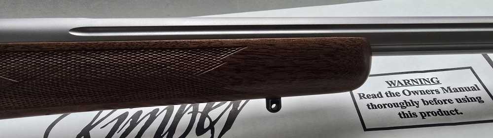 Kimber 84M Varmint 22-250 Deluxe Wood Stainless Fluted With Box -img-3