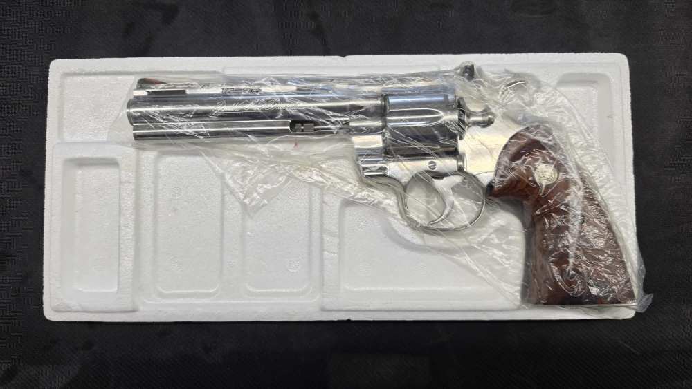 1986 Colt Python Double Diamond Stainless 6" Looks Unfired Serial DD0261-img-2