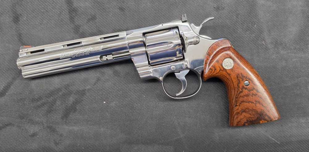 1986 Colt Python Double Diamond Stainless 6" Looks Unfired Serial DD0261-img-1