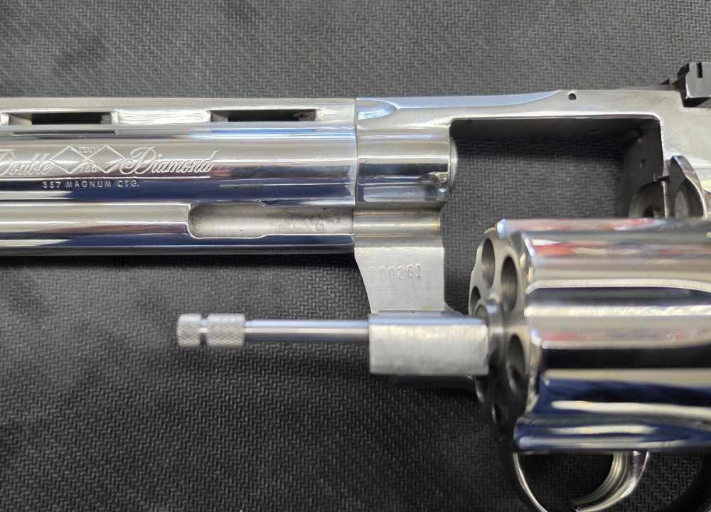 1986 Colt Python Double Diamond Stainless 6" Looks Unfired Serial DD0261-img-8