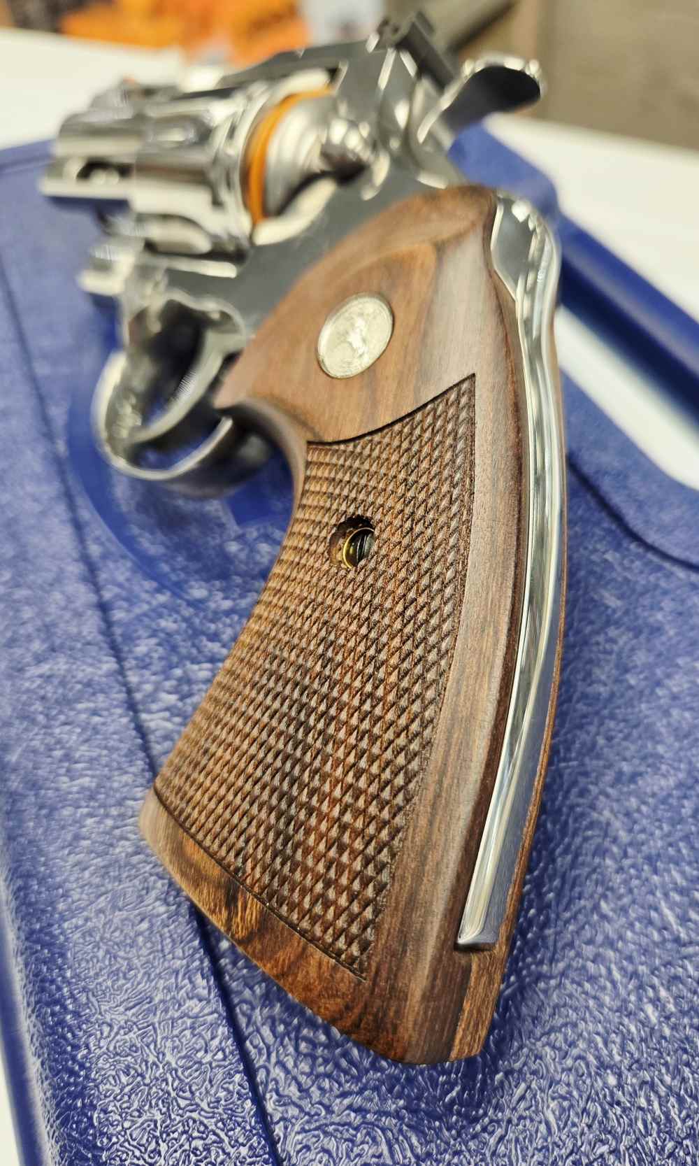 Colt Python SP3WTS .357 Magnum Revolver 3" 6-RD Stainless Walnut Grip-img-5
