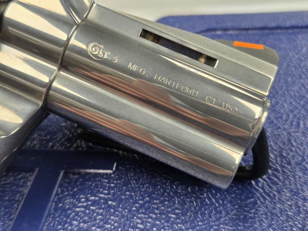 Colt Python SP3WTS .357 Magnum Revolver 3" 6-RD Stainless Walnut Grip-img-7