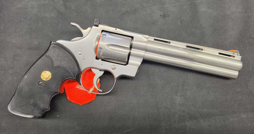 1990 Colt Python 6" Stainless Original Box Unfired I3060-img-0