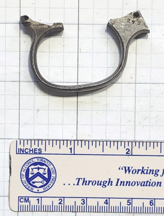 H&R Large Frame Top Break Revolver Nickel Trigger Guard-img-1