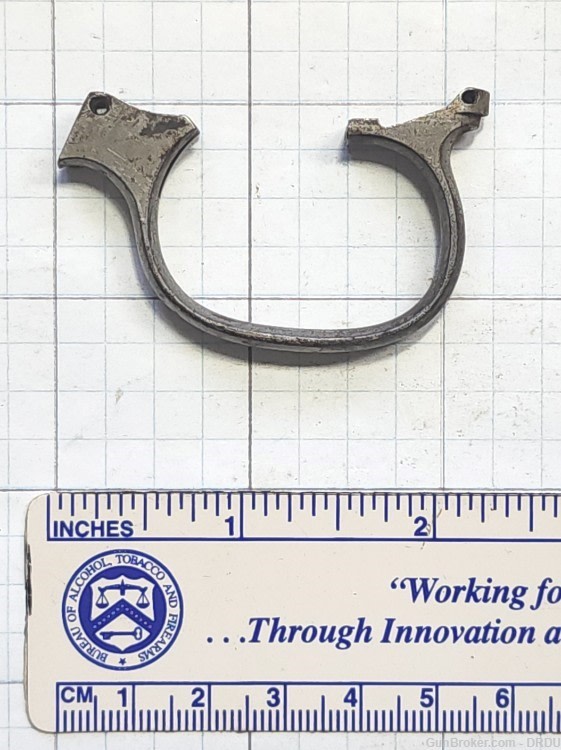 H&R Large Frame Top Break Revolver Nickel Trigger Guard-img-0