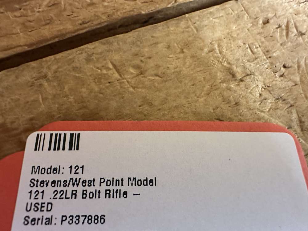 Stevens West Point model 121 22 Single shot bolt action rifle Hard 2 Find-img-12