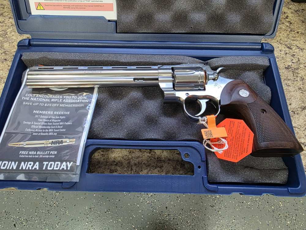 COLT PYTHON 357 MAG 8" 6-RD REVOLVER-img-0