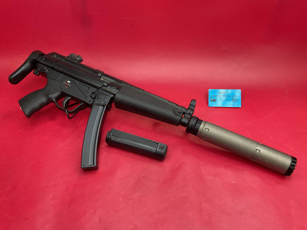 HK MP5 Full Auto Machine Gun 9mm Transferable SEAR B&T Suppressor NFA-img-0