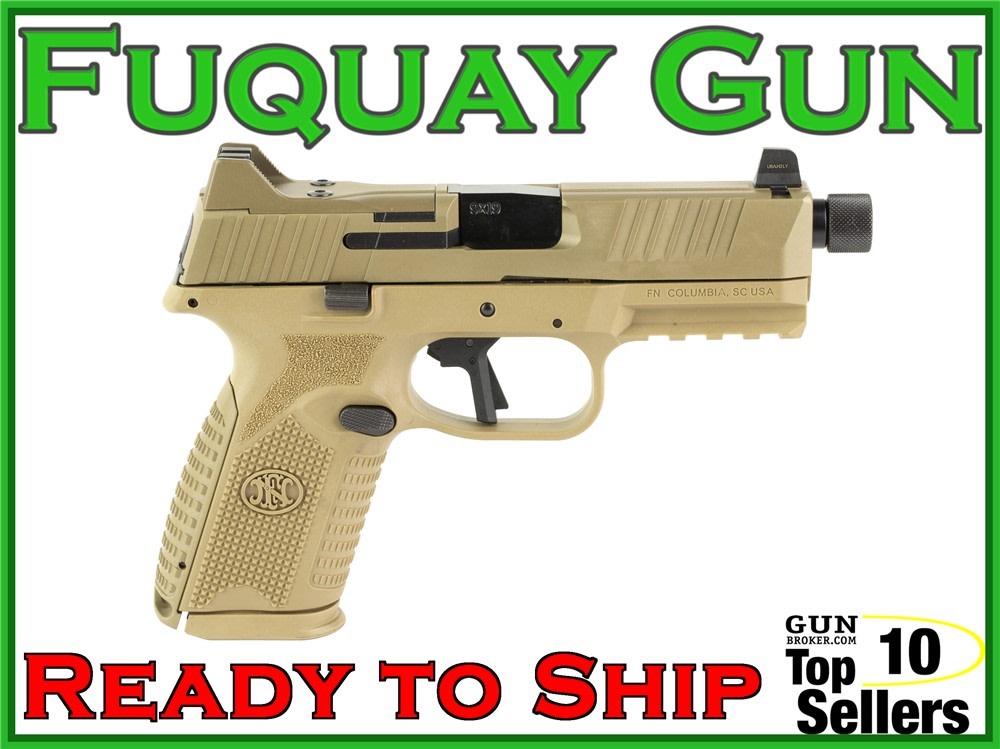 FN 509 Tactical FDE 9mm 4.5" 10rd Midsize 66-101710-img-0