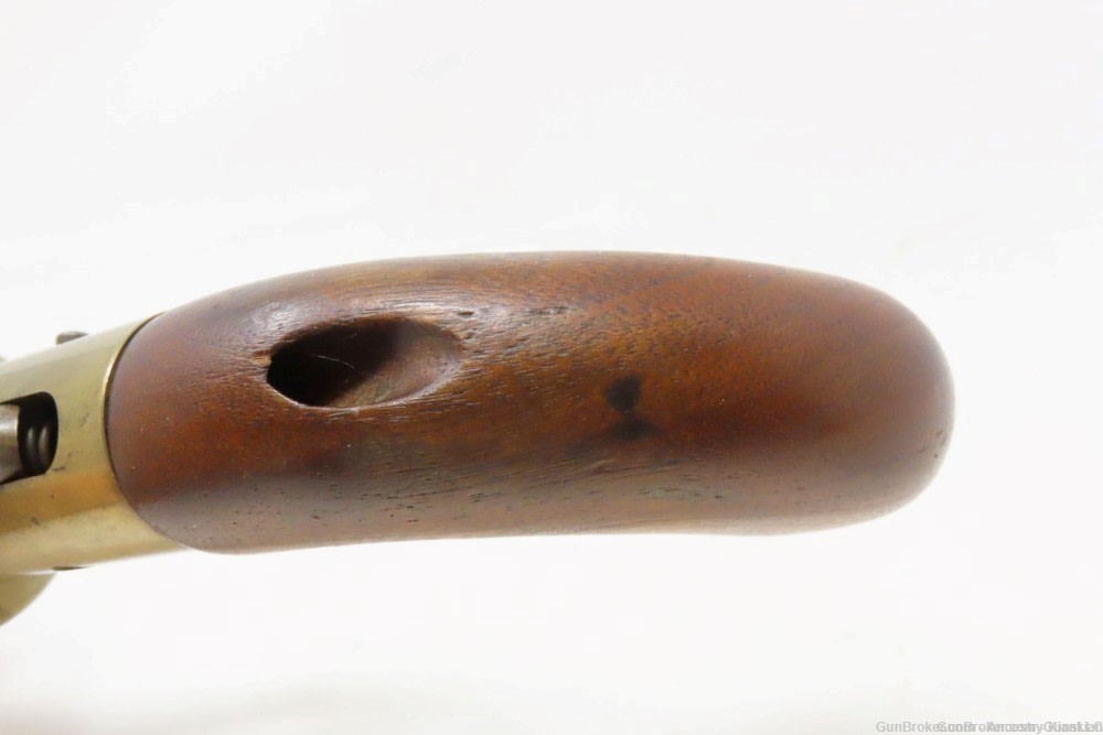 Antique CMC .36 Percussion Reproduction PEPPERBOX Revolving 4-Shot Pistol -img-14