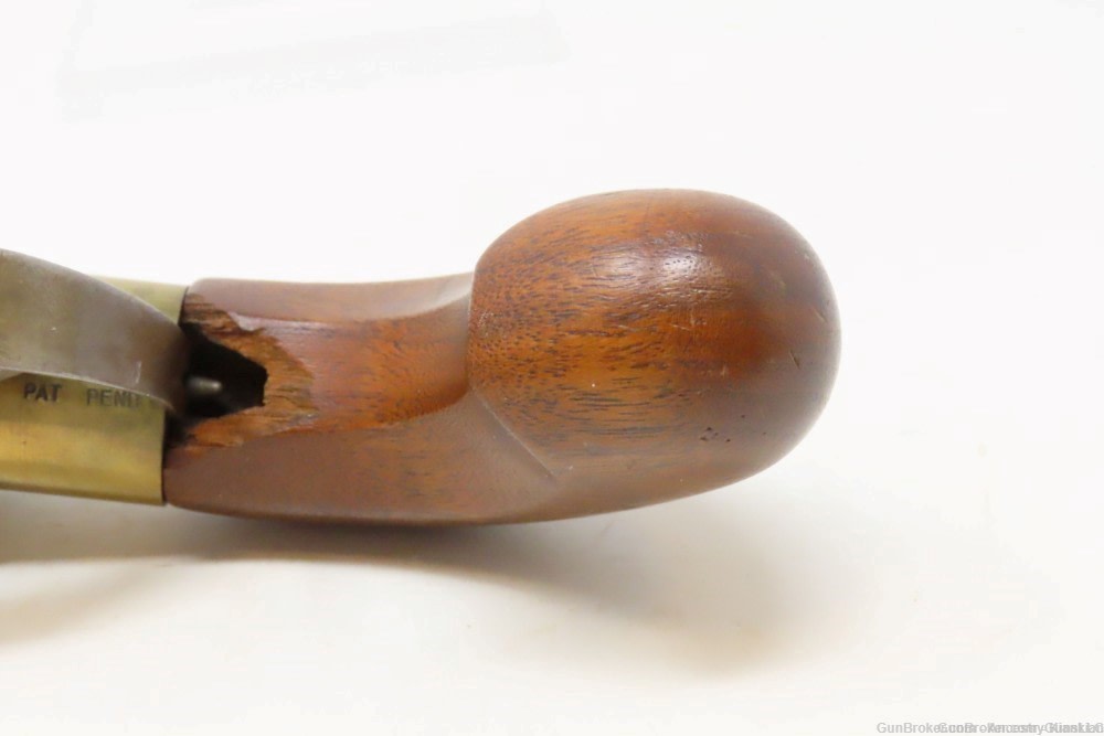 Antique CMC .36 Percussion Reproduction PEPPERBOX Revolving 4-Shot Pistol -img-4