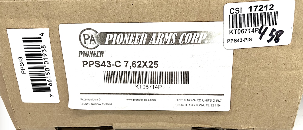 PIONEER PPS-43C (7.62x25) FACTORY NEW with Box, Papers, Cleaning and 4 Mags-img-2