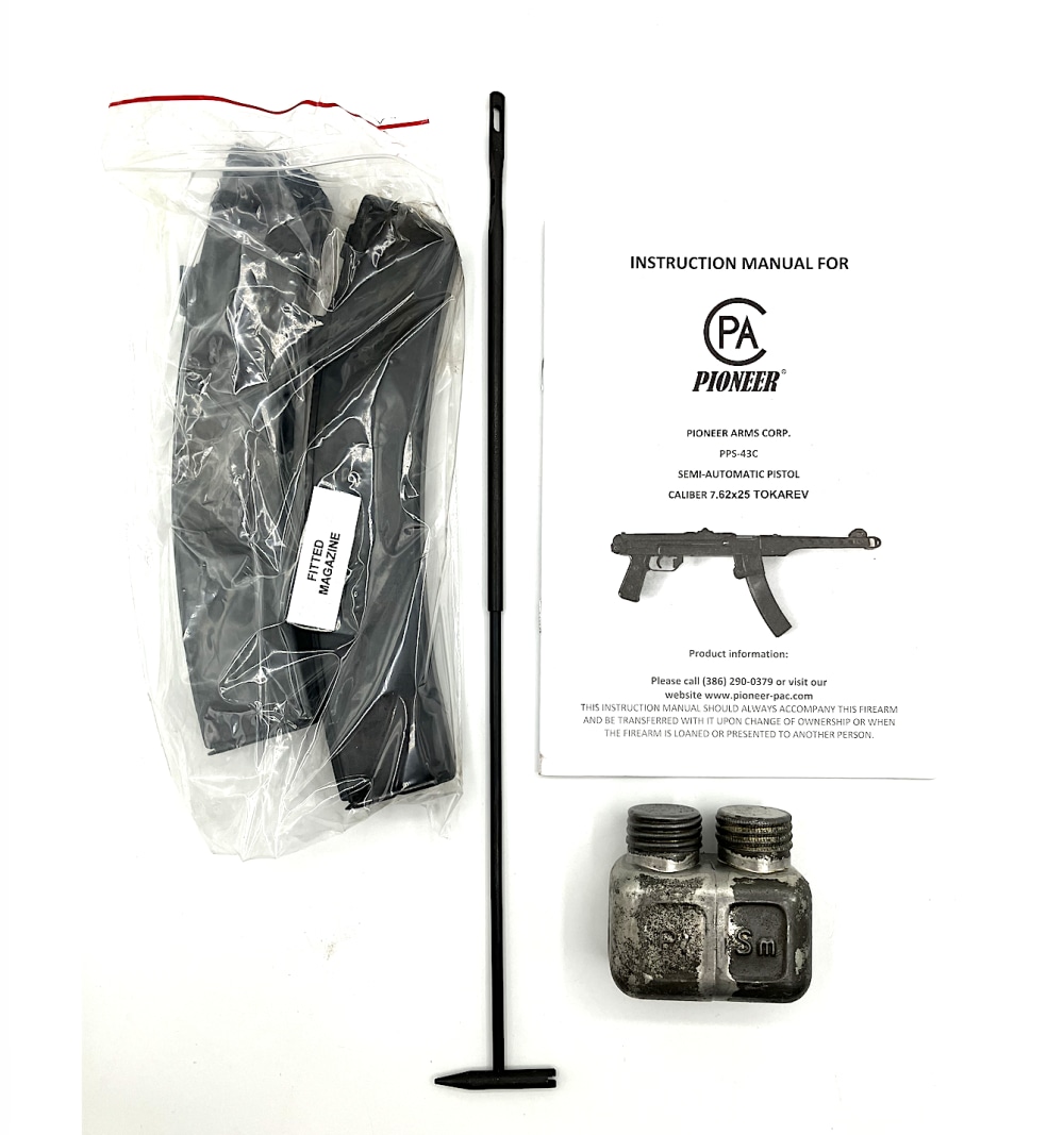 PIONEER PPS-43C (7.62x25) FACTORY NEW with Box, Papers, Cleaning and 4 Mags-img-1