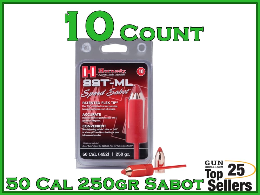 Hornady 50 Cal SST-ML 250gr Speed Sabots 10ct-img-0