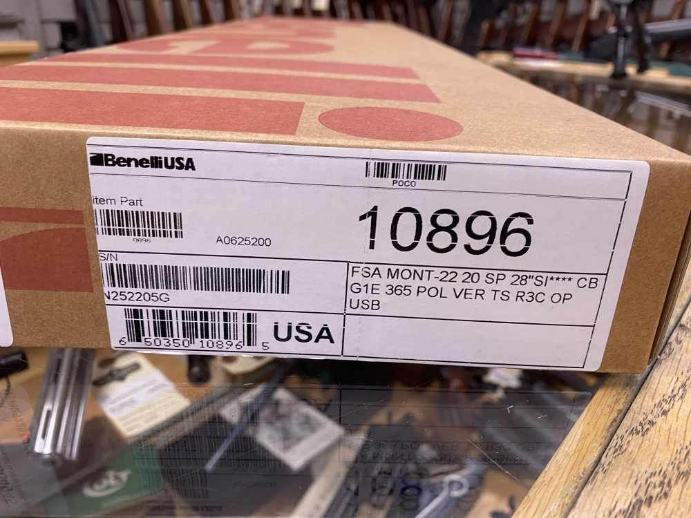 Benelli Montefeltro Sporting Clay 20ga 3" 28" Satin Walnut 10896-img-2