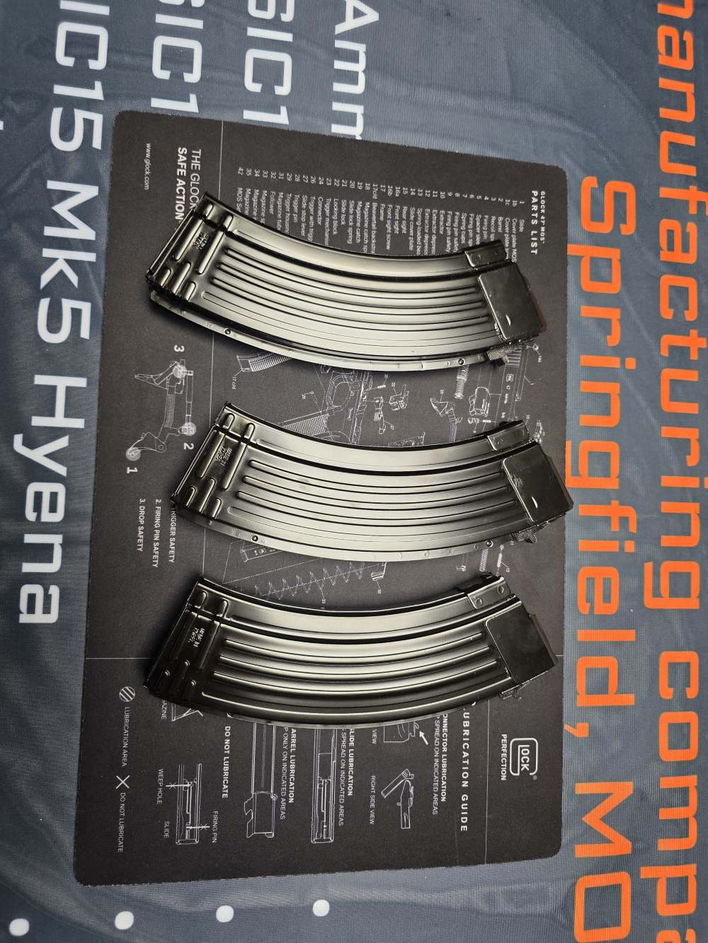 Lot of 3 AK Magazines made in South Korea New unused-img-0