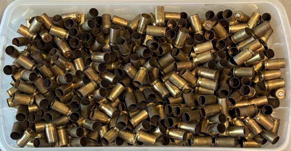 45 ACP Brass Pistol Cases Mixed Head Stamp 1k pcs Fired Range Brass 45 Auto-img-0