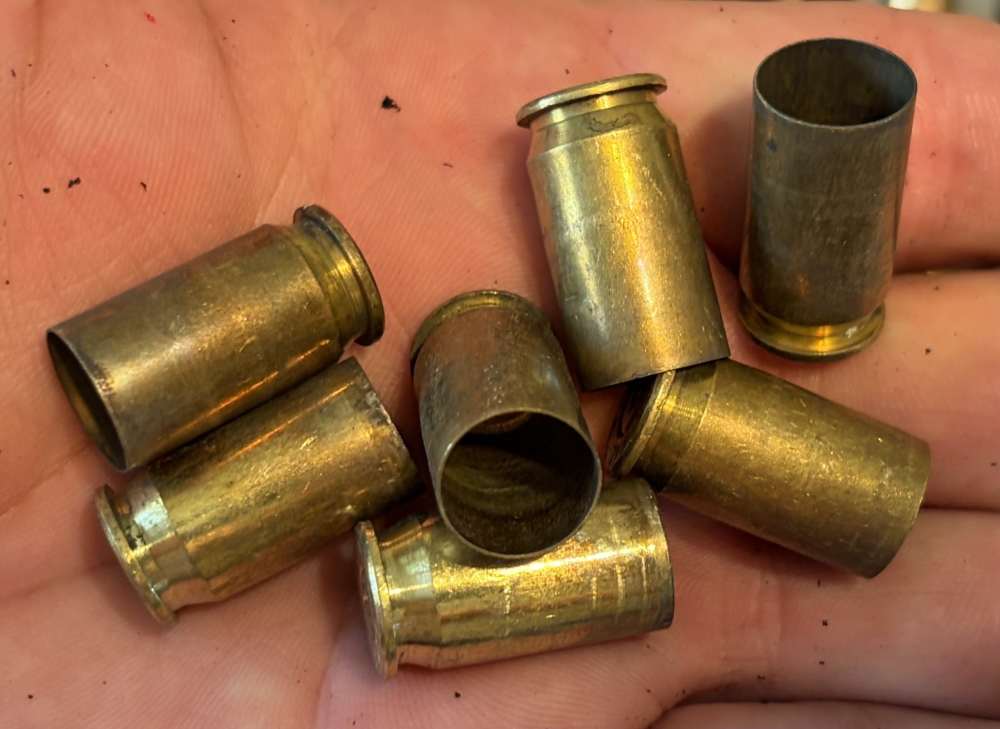45 ACP Brass Pistol Cases Mixed Head Stamp 1k pcs Fired Range Brass 45 Auto-img-1