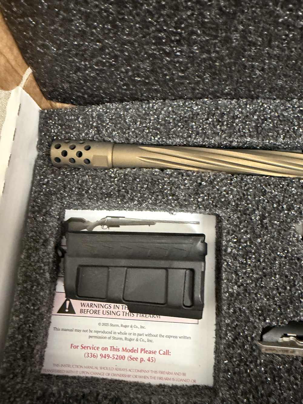 Ruger American Predator Gen II, 300 Win. 22" Bronze Threaded Barrel, Green -img-6