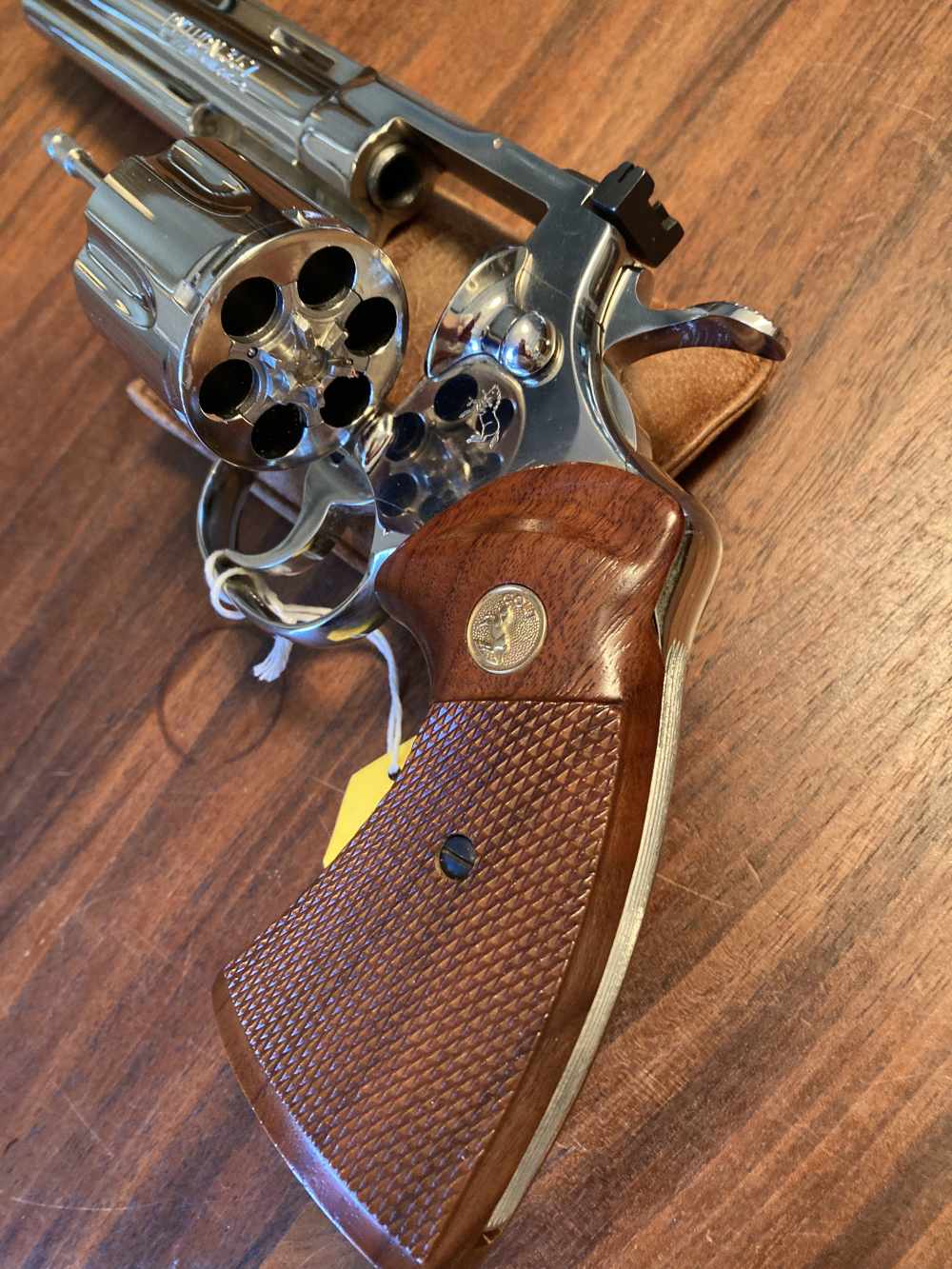 Colt Python .357 Mag 6” Nickel RARE 1st Gen. 1981 Colt Papers MINT NIB -img-10