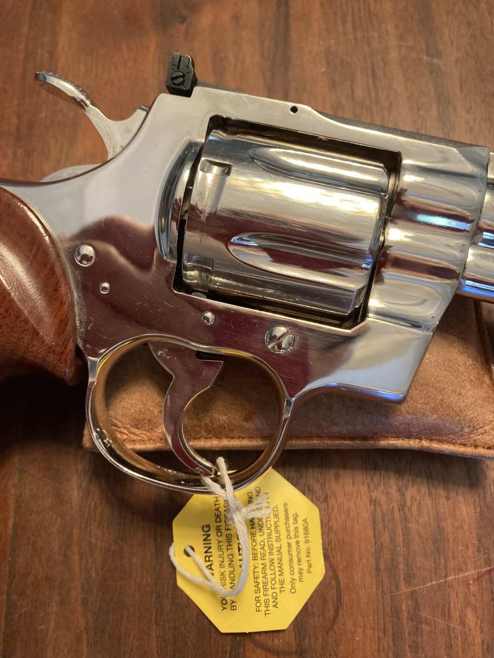 Colt Python .357 Mag 6” Nickel RARE 1st Gen. 1981 Colt Papers MINT NIB -img-17