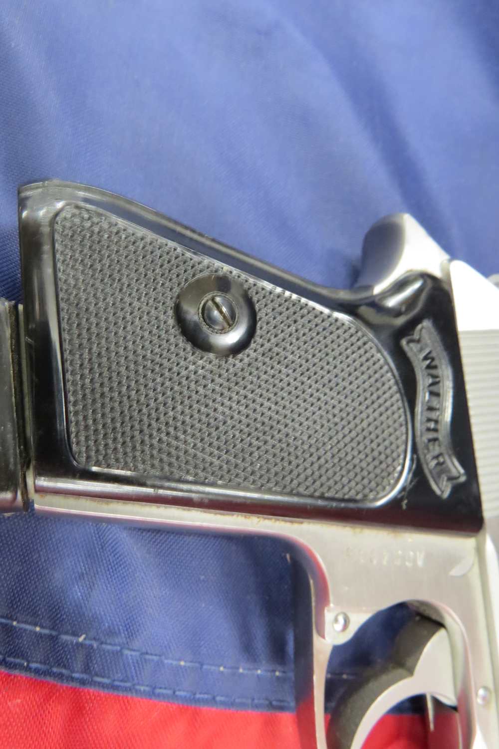Walther PPK 380 ACP 9mm Kurz 3.3" Stainless Interarms - Good Condition-img-8