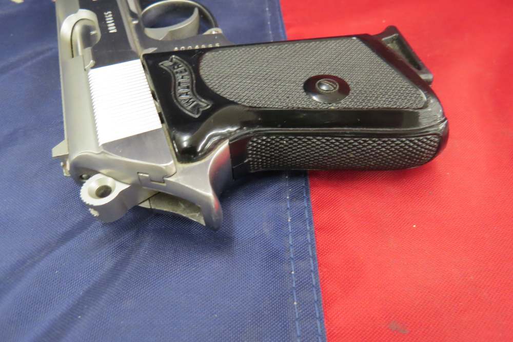 Walther PPK 380 ACP 9mm Kurz 3.3" Stainless Interarms - Good Condition-img-4