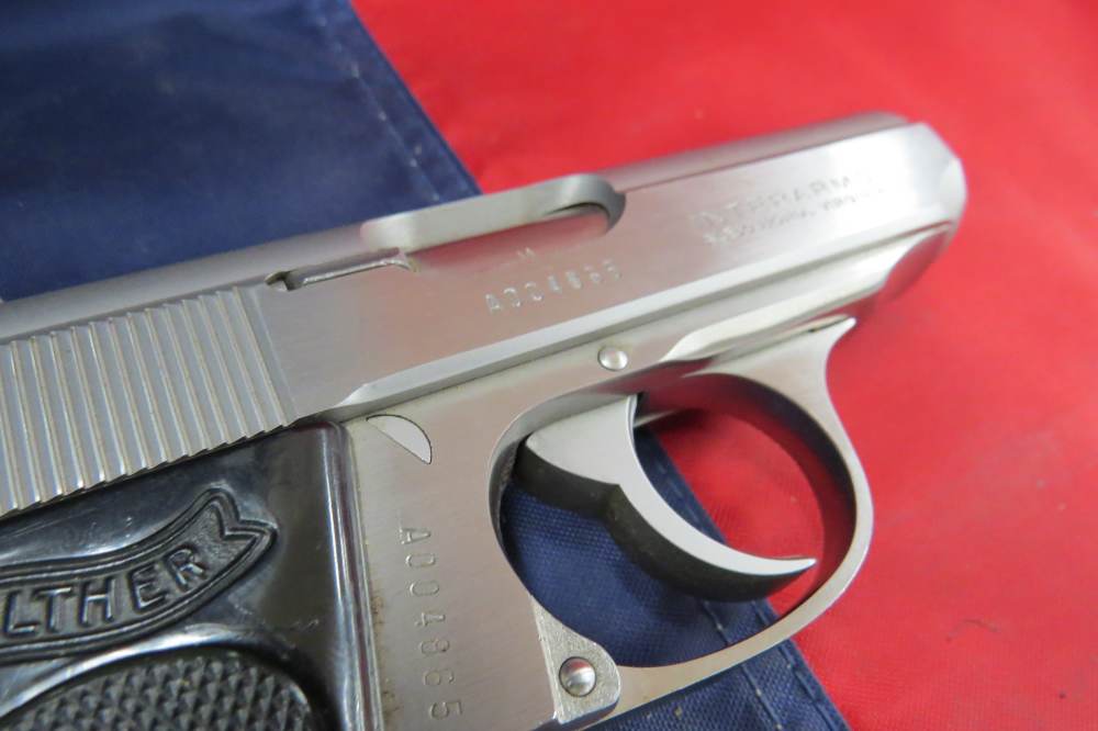 Walther PPK 380 ACP 9mm Kurz 3.3" Stainless Interarms - Good Condition-img-5