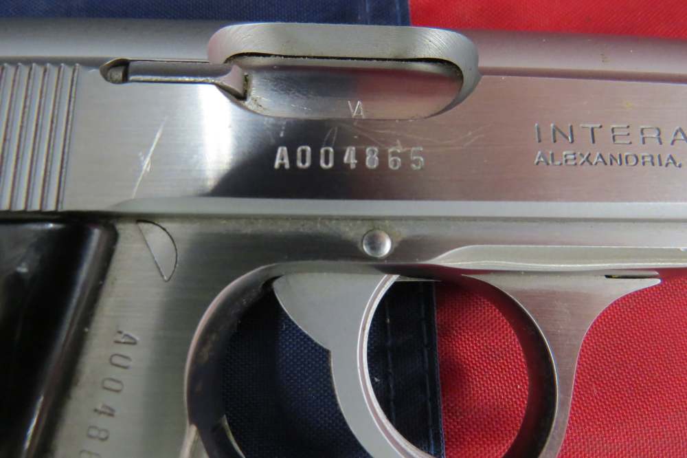 Walther PPK 380 ACP 9mm Kurz 3.3" Stainless Interarms - Good Condition-img-6