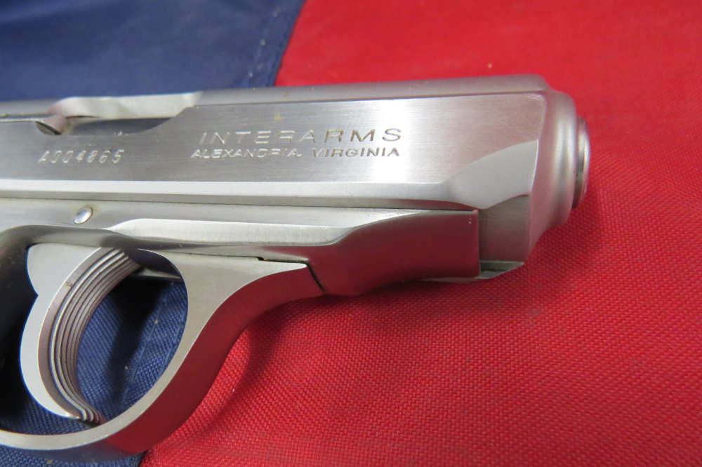 Walther PPK 380 ACP 9mm Kurz 3.3" Stainless Interarms - Good Condition-img-2