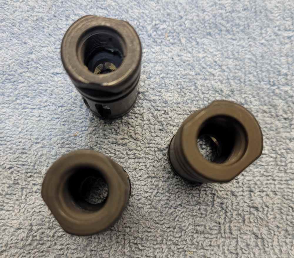 Lot of 3 AR-15 birdcage flash hiders-img-2