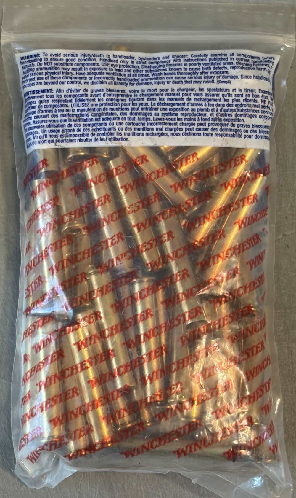 38-55 Win Brass Rifle Cases 55 pcs New Unprimed Winchester WW-img-1