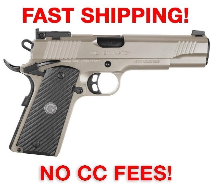 EAA Girsan MC1911 Match Nickel - 5" .45 ACP - New in Box-img-0