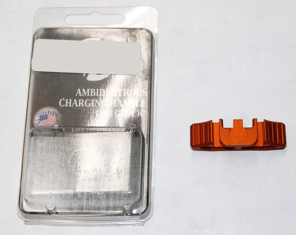 NEW! Timber Creek Glock 17, 19, 34 Gen4/Gen5 Charging Handle Orange-img-2