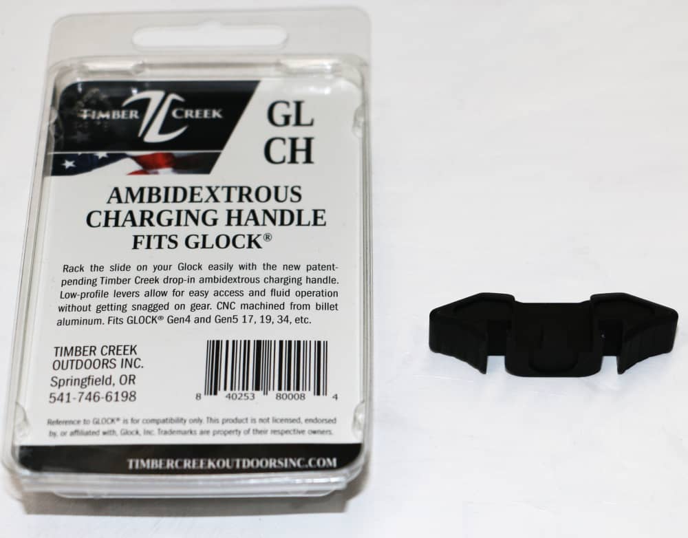 NEW! Timber Creek Glock 17, 19, 34 Gen4/Gen5 Charging Handle Black-img-1