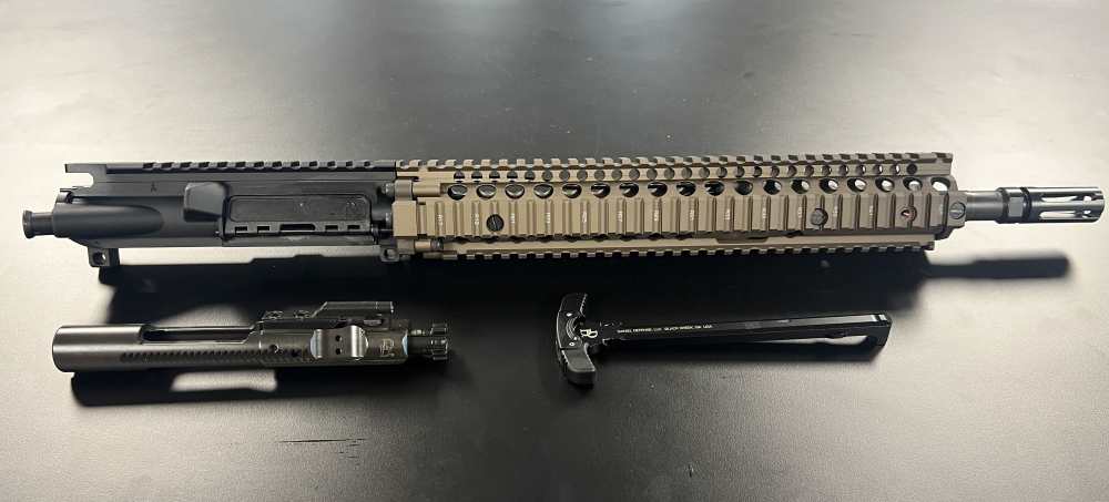 NEW Daniel Defense M4A1 RIS II Complete Upper – 14.5" 5.56 NATO – FDE Rail-img-1