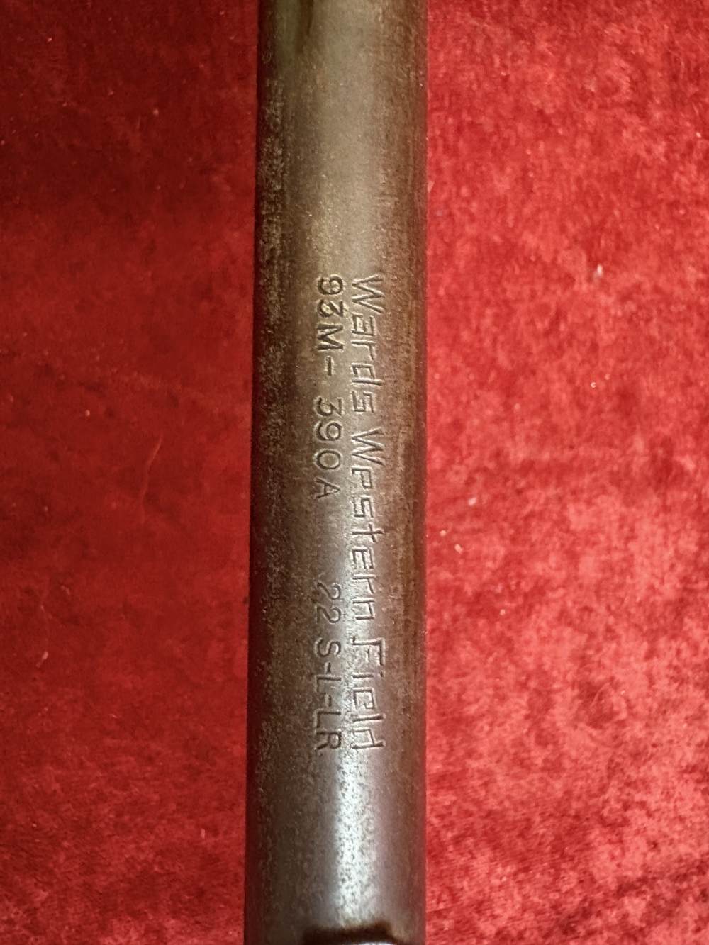 Mossberg 22 stamped Wards Westernfield Model 93M 390A 23" bbl & Rec. PARTS-img-0