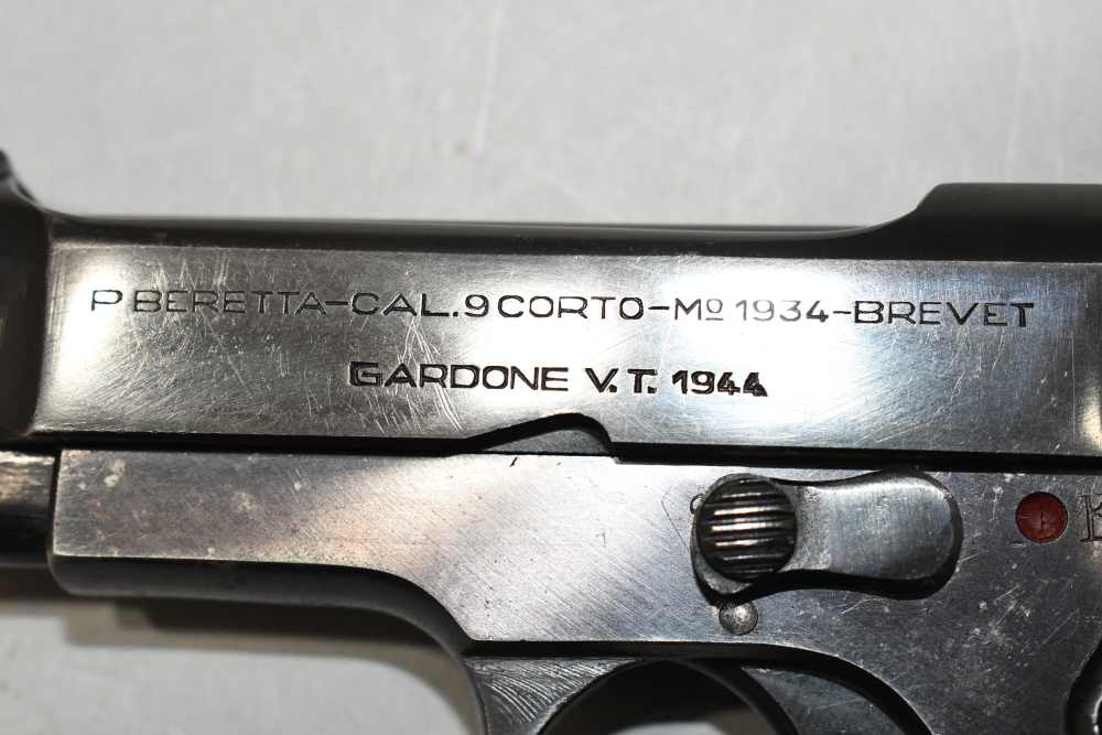 WW2 Beretta Model 1934 M1934 Semi Auto Pistol 380 ACP 1944 C&R-img-21