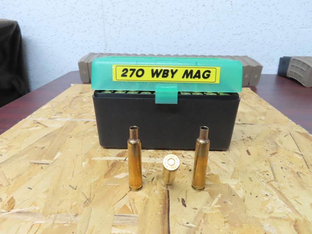 270 Weatherby New Reloading Brass 50 ct-img-0