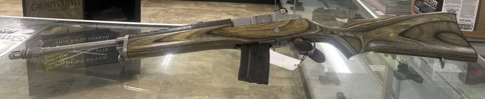 USED RUGER MINI 14 223 REMINGTON 556 NATO 16" WOOD STAINLESS STEEL BLACK -img-3