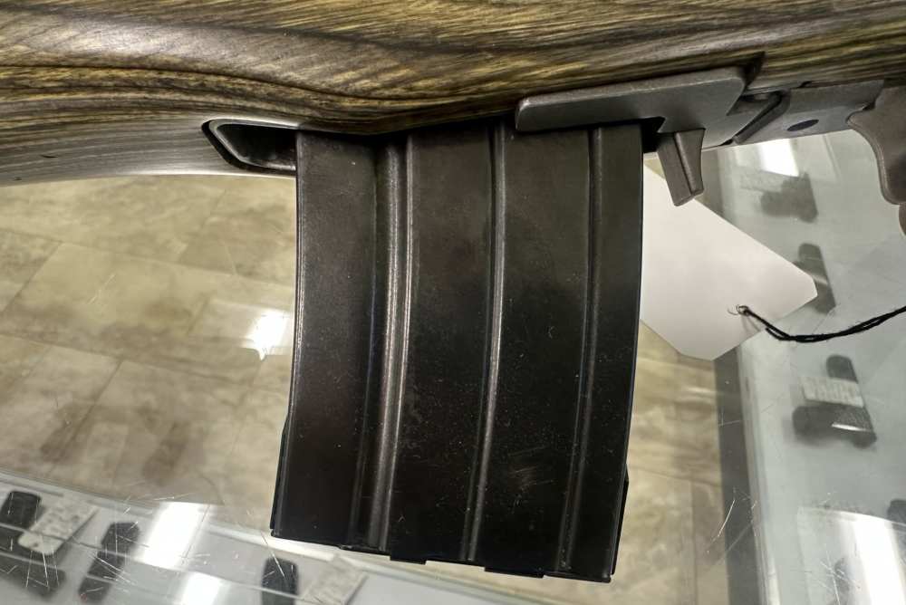 USED RUGER MINI 14 223 REMINGTON 556 NATO 16" WOOD STAINLESS STEEL BLACK -img-7