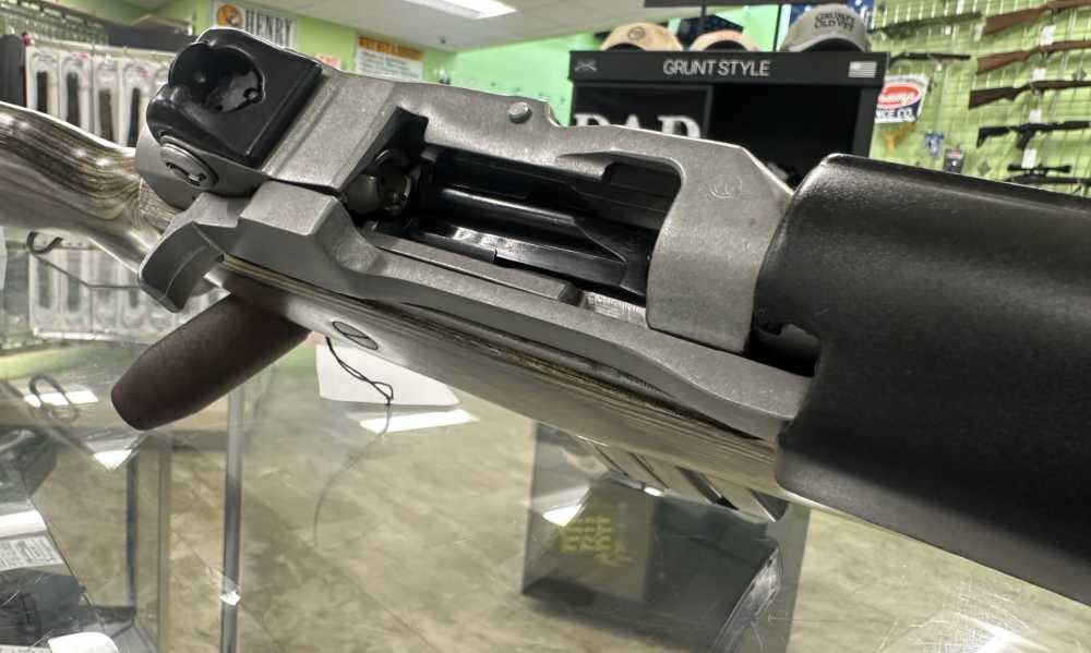 USED RUGER MINI 14 223 REMINGTON 556 NATO 16" WOOD STAINLESS STEEL BLACK -img-28