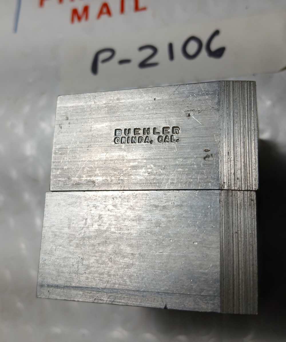 P-2106 BUEHLER RIFLE BOLT BENDING BLOCKS W/BOX & INSTRUCTIONS-img-1