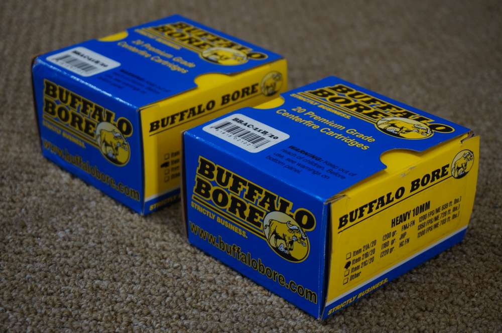 Buffalo Bore Heavy 10mm 180 GR JHP 21B/20 20 Rounds 1 Box Ammo Ammunition-img-1