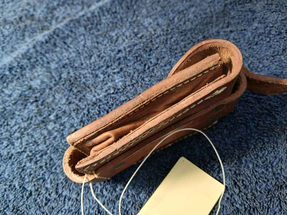 7.65mm  ARGENTINE MAUSER LEATHER CARTRIDGE POUCH P-2064 -img-3