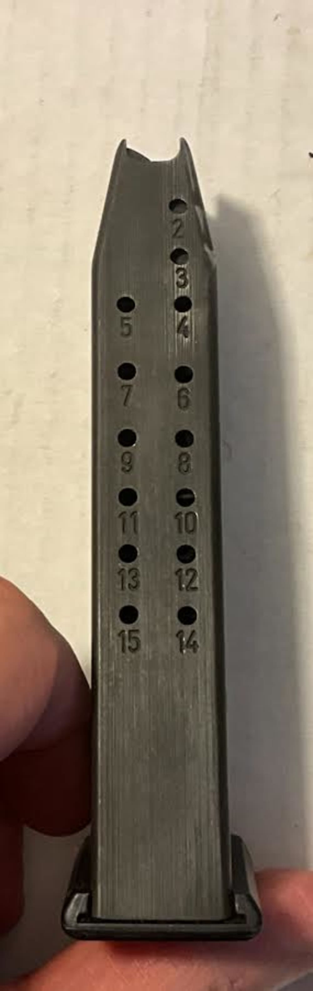 Mec-Gar Beretta M9 92FS Luger 15-Round Hi Capacity Steel Ammo Magazine-img-2